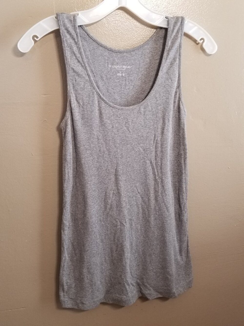 Liz Lange Maternity Gray Tank Top, Medium